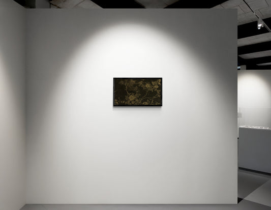 Dialogue through time with Giuseppe Castiglione (與朗世寧超時空對畫) “Yellow Roses with Bleeding heart” (黃剌䕷 魚兒牡丹)