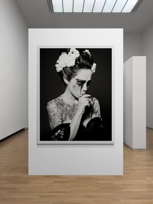 Blue smoke (160 x 127 cm)